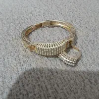 طلا دست بند انگشتر۲۰ گرم