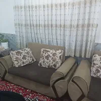 مبل 7نفر به همراه میز عسلی و میز جلو مبلی|مبلمان خانگی و میز عسلی|گنبد کاووس, |دیوار