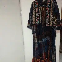 پیراهن هندی نو و شلوار جین