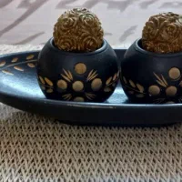 جا شمعی دکوری چوبی|صنایع دستی و سایر لوازم تزئینی|کاشان, شهرک انقلاب|دیوار