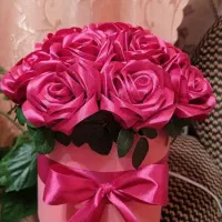 دسته گل روبانی|گل مصنوعی|شوشتر, |دیوار