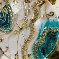 فروش ساعت رزینی ۲۰سانتی|ساعت دیواری و تزئینی|سراوان, |دیوار