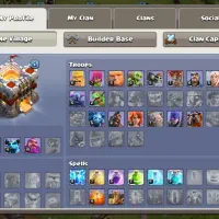 اکانت کلش اف کلنز تاون هال ۱۱ مکس