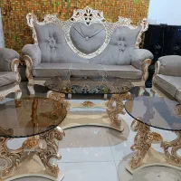 مبل ۷ نفره+ناهارخوری۴ نفره+میز وعسلی