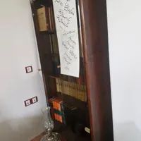 دو عدد کتابخانه جنس چوب خیلی فوری|کتابخانه، شلف، قفسه‌های دیواری|شیرگاه, |دیوار