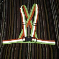 جلیقه ایمنی شبرنگ در پیاده روی دوچرخه سواری(حمایل)