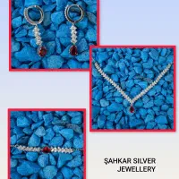 ست میکرو با طرح یاقوت سرخ ویتنام از نقره شـاهـکار