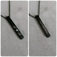 گردنبند استیل با بهترین کیفیت با حک دلخواه شما|بدلیجات|مشهد, رسالت|دیوار