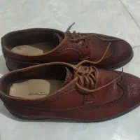 کفش چرم ایتالیایی برندSalvatore ferragamoسایز۴۳