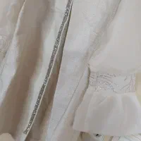 مانتو سفید مجلسی