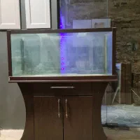 آکواریم با میز mdf
