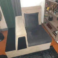 مبل ۳تیکه تقریبا نو با تخفیف|مبلمان خانگی و میز عسلی|رشت, منظریه|دیوار