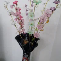 یک جفت گلدان شیشه ای|صنایع دستی و سایر لوازم تزئینی|تهران, قصر فیروزه ۱|دیوار