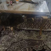 مبل هفت نفره +میز ناهارخوری 4نفره+ویترین|مبلمان خانگی و میز عسلی|اصفهان, دستگرده|دیوار