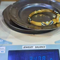 مفتول میناکاری قفل پیچی طلای 18 عیار کم اجرت|جواهرات|اهواز, ۳۰ متری|دیوار