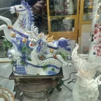 دکور شب خواب برقی چینی طرح برجسته اژدها