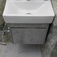 روشویی کابینت دار کاملا سالم بدون شیر