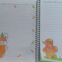 نقاشی دفتر مدرسه|تابلو، نقاشی، عکس|سمنان, |دیوار