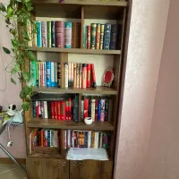 کتابخانه و میز تحریر