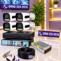 دوربین مداربسته با دید رنگی و میکروفن حساس کد8213