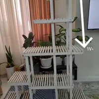 دو عدد شلف و استند گلدان گل