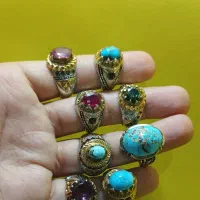 انگشتر فیروزه نیشابور و انگشتر باباقوری|جواهرات|مشهد, جانباز|دیوار