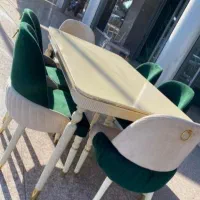 میز نهارخوری لاکپشتی پایه خراطی|میز و صندلی غذاخوری|تهران, شهرک ولیعصر جنوبی|دیوار