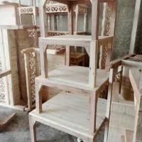 کرسی چوبی جهانگیر اطلس ابعاد 80 در 80 سانت مربع