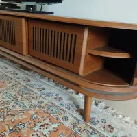 میز تلویزیون جنس چوبی بسیار تمیز|میز تلویزیون|کاشمر, |دیوار