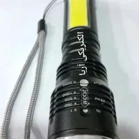 چراغ قوه شارژی زوم دار برد ۳۰۰ متر ضد آب