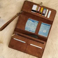 کیف مدارک و دسته چک چرم طبیعی|کیف، کفش، کمربند|قم, شهید صیاد شیرازی|دیوار