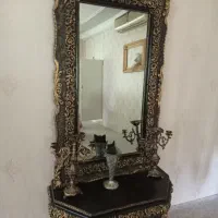 آینه و کنسول چوبی