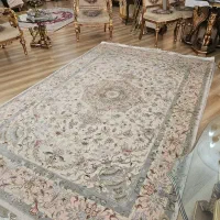 یک فرش دست بافت تبریز چله ابریشم ، خطیبی ، 6متری