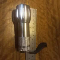چراغ قوه نقره ای ۱۰ سانتی