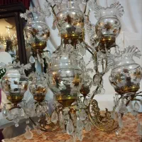 لوستر برنجی عتیقه|کلکسیون اشیاء عتیقه|مشهد, چهارچشمه|دیوار