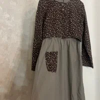 سارافون و نیم‌ کت ست زنانه. دو تکه. سایز ۴۰
