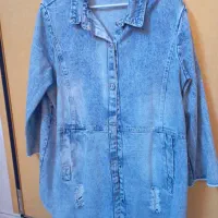 مانتو جین ضخیم بسیار شیک|لباس|اصفهان, باغ دریاچه|دیوار