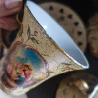سرویس صبحانه خوری طرح لیلی و مجنون|ظروف سرو و پذیرایی|اهواز, سلطانمنش|دیوار