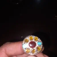 انگشتر نقره چند نگین