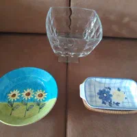 ظروف آشپزخانه ژاپنی و گل آفتابگردان و گل پنبه ای|ظروف سرو و پذیرایی|تهران, اوقاف|دیوار