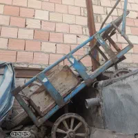 گاری و چهار چرخ ۲ عدد