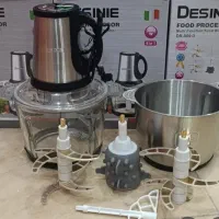 خردکن دسینی مدل DR809 دو کاسه استیل و شیشه ای
