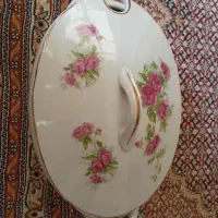 ظروف گل سرخی قدیمی|ظروف سرو و پذیرایی|سلماس, |دیوار