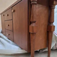 فروش یک عدد آینه وکنسول چوبی کاملا نو