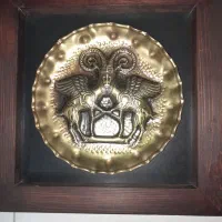 تابلو برنجی طرح کهن