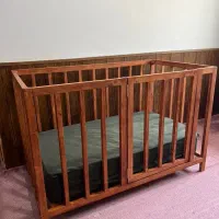 تخت کودک چوبی