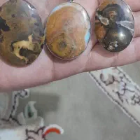 باسلام فروش سه عدد پلاک نقره سنگ سلطانی|جواهرات|اهواز, زیتون کارگری|دیوار