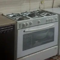 اجاق گاز پنج شعله ایتالیایی دارای فر
