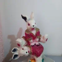 مجسمه پلی استر خرگوش|مجسمه، تندیس، ماکت|قم, انسجام|دیوار