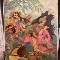 تابلو لیلی مجنون اصل و کار سنگین